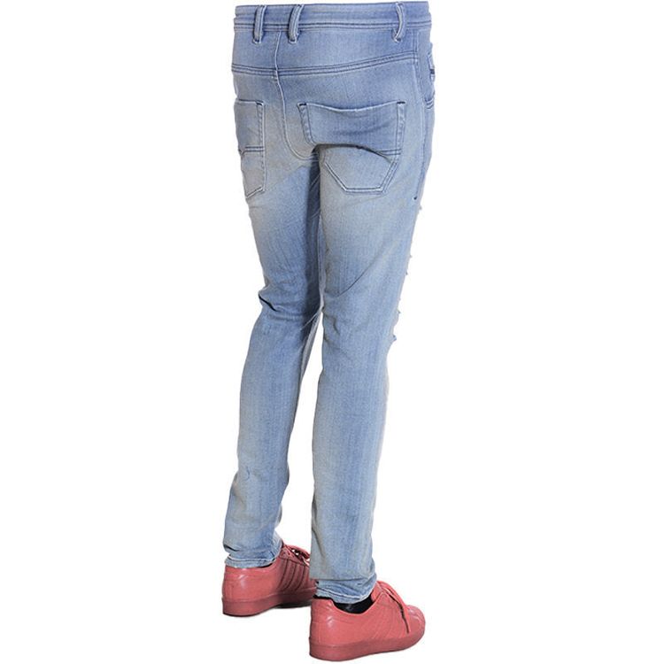 DIESEL KROOLEY T 087AB Mens Denim Sweat Pants Jogg Jeans Stretch Slim Fit Carrot 7