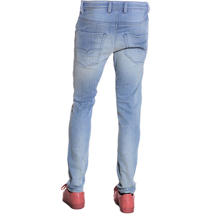 DIESEL KROOLEY T 087AB Mens Denim Sweat Pants Jogg Jeans Stretch Slim Fit Carrot 8