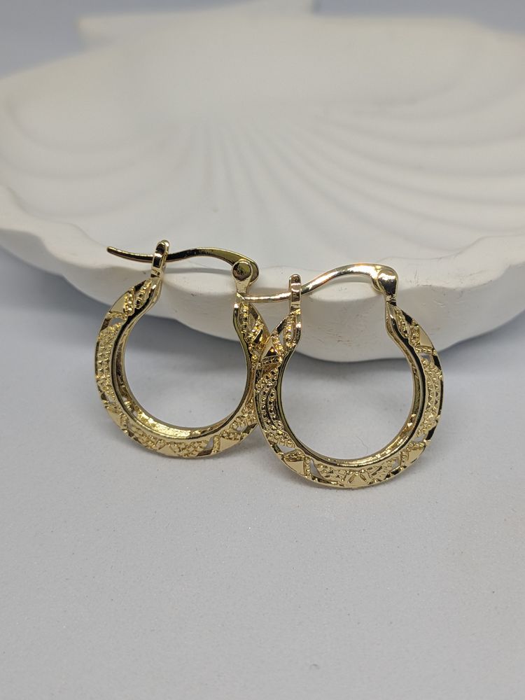 Gold Hoop Earrings