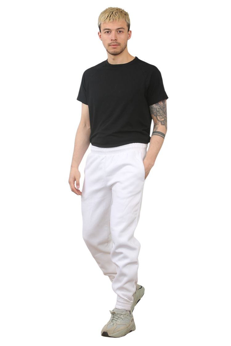 white jogger pants 4