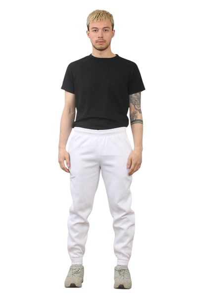 white jogger pants
