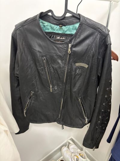 Black Leather Jacket Harley Davidson