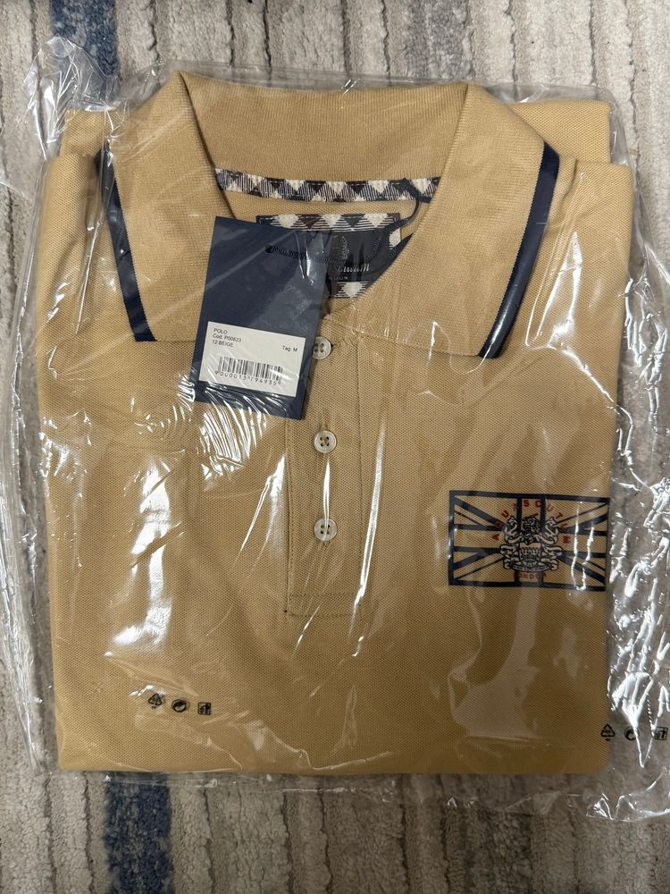 (24) Burberry Beige Polo Shirt
