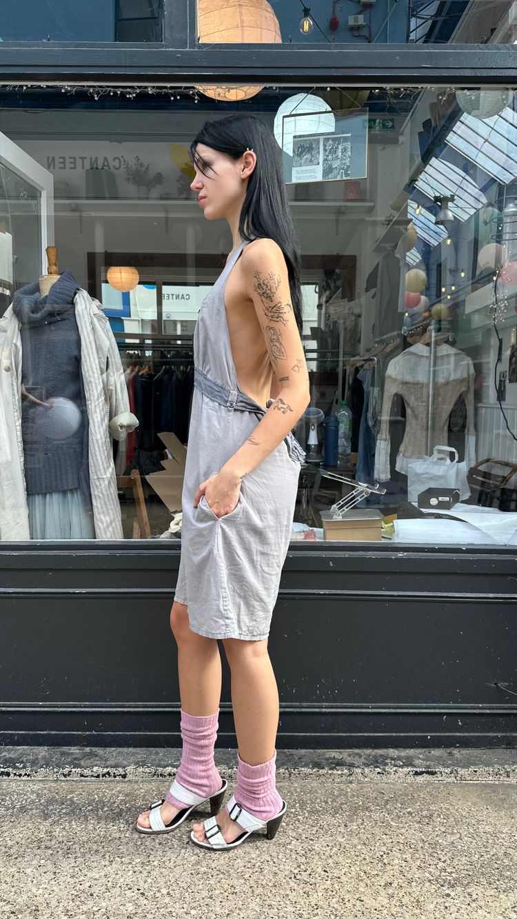 Gstar grey halter dress image 6