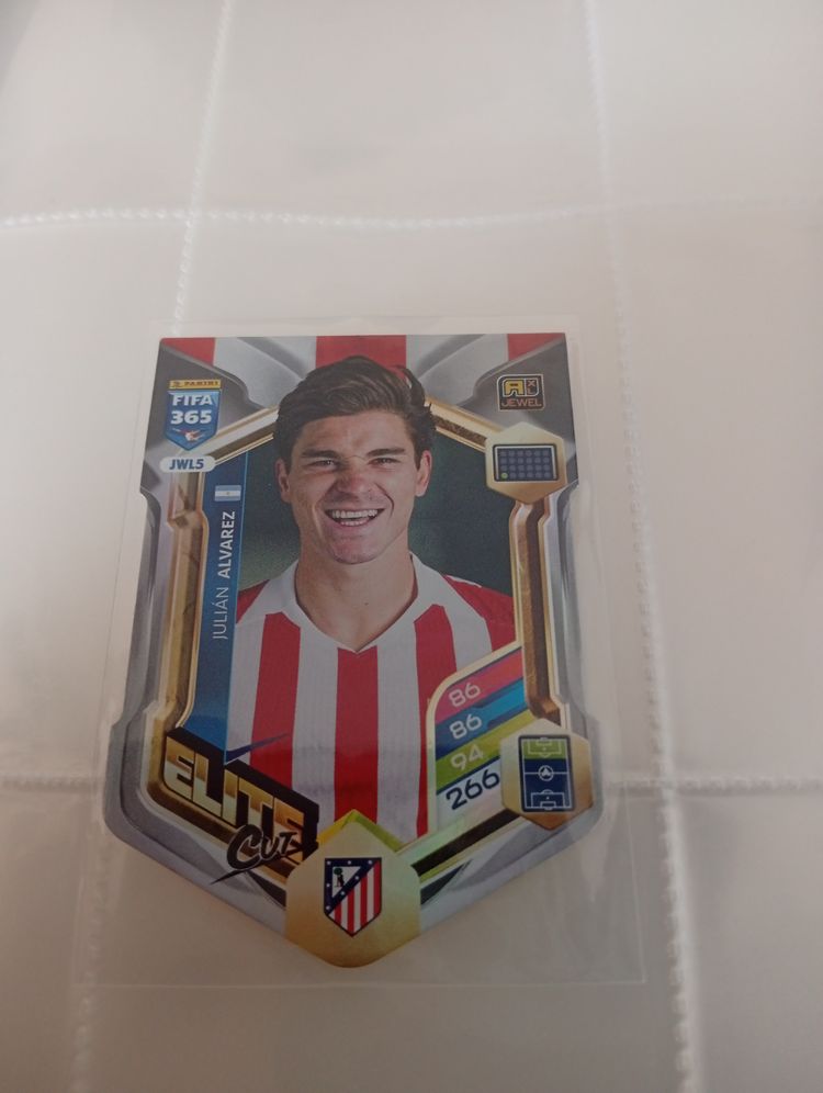 Panini Ref A1-P17. Julian Álvarez. Atlético de Madrid. Adrenalyn FIFA 365. Elite cuts product image