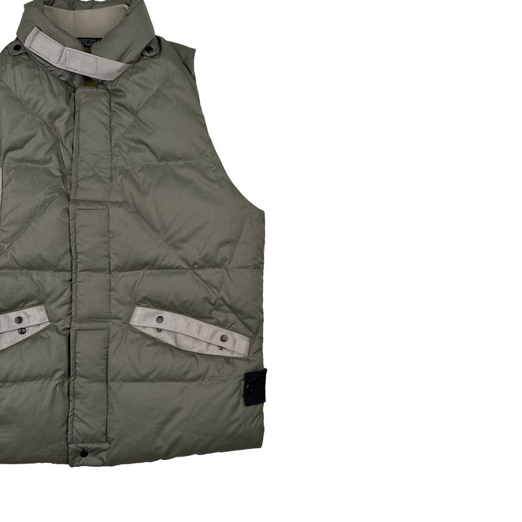 Stone Island 2010 Grey Shadow Project Down Filled Gilet - Small 8