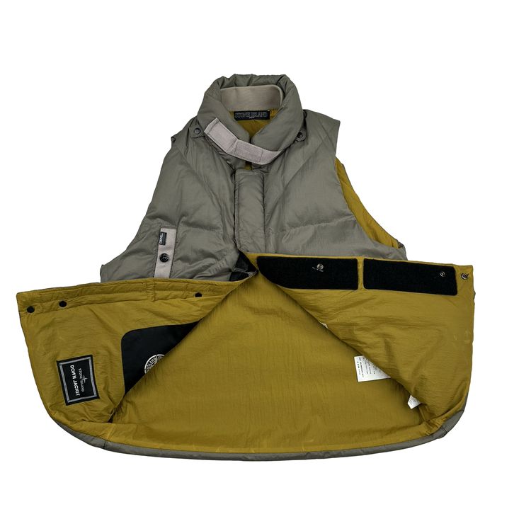 Stone Island 2010 Grey Shadow Project Down Filled Gilet - Small 9