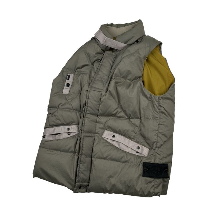 Stone Island 2010 Grey Shadow Project Down Filled Gilet - Small 11