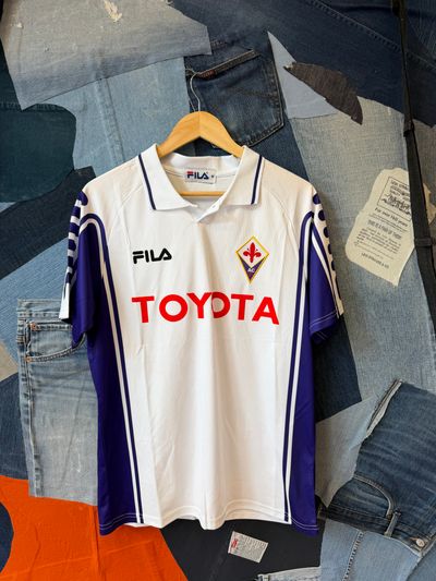 Fila White And Purple Sports Jersey With Toyota Logo