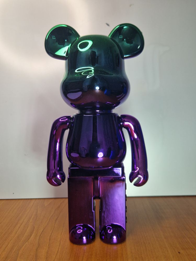 Purple And Green Bear-Shaped Bluetooth Speaker