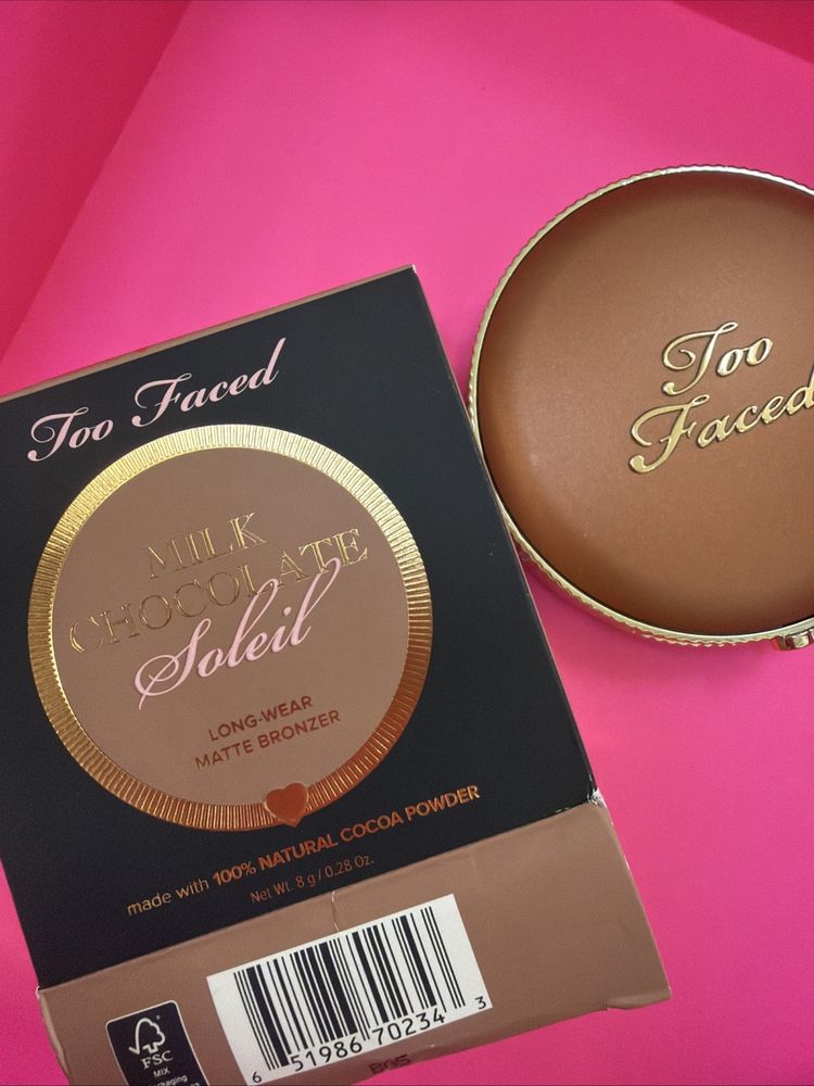 Immagine di Too Faced Milk Chocolate Soleil Long Wear Matte Bronzer Matte 8g BNIB 1