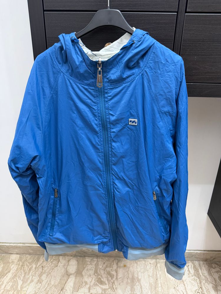 Billabong Blue Hooded Jacket