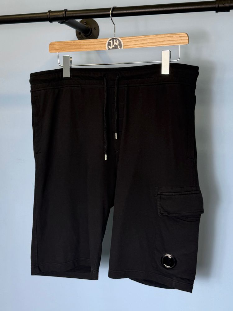 XXL C.P. Company Black Cargo Jogger Shorts 38W 40W image 2