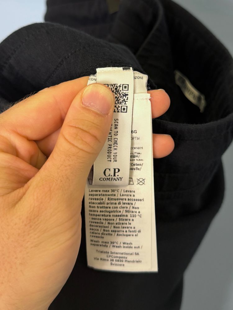 XXL C.P. Company Black Cargo Jogger Shorts 38W 40W image 5