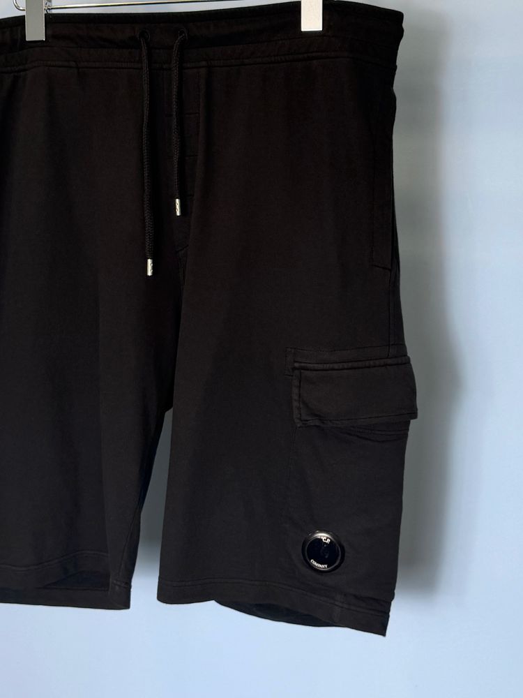 XXL C.P. Company Black Cargo Jogger Shorts 38W 40W image 3