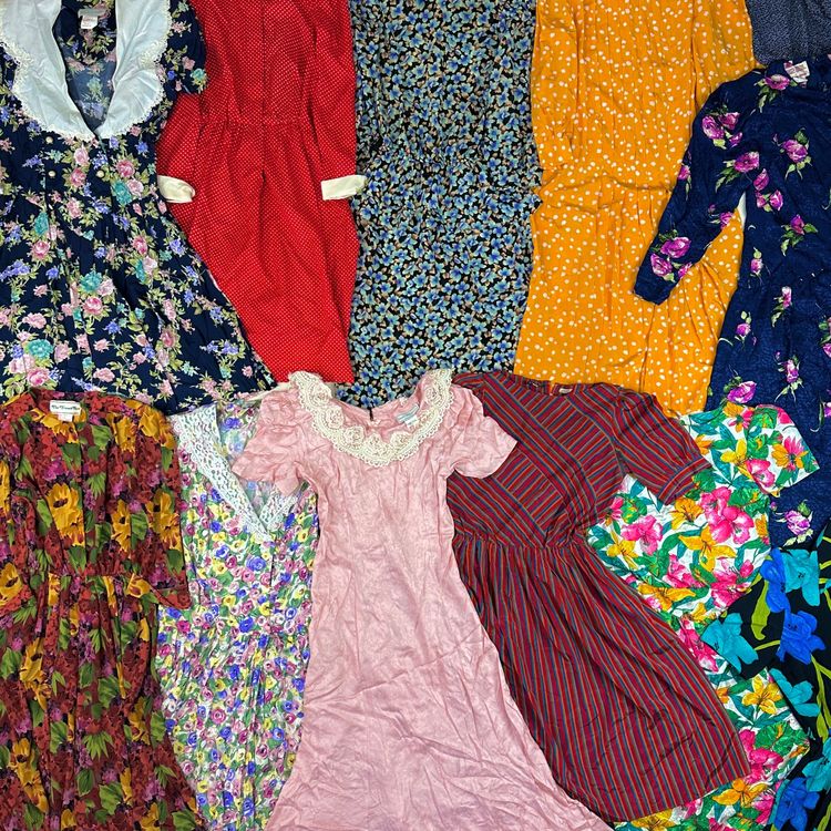 30 x VINTAGE SUMMER DRESSES WOMENS GRADE A