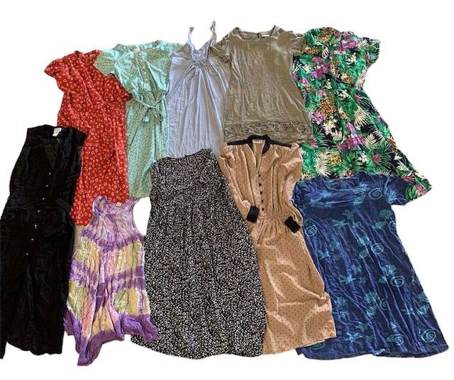 30 x VINTAGE SUMMER DRESSES WOMENS GRADE A 3