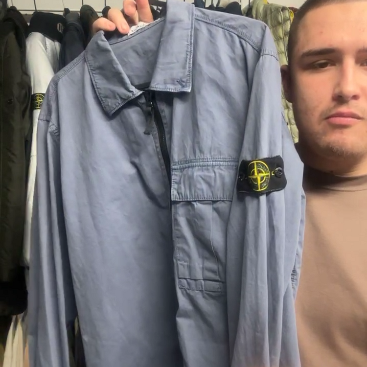 A-COLD-WALL Atone Island Overshirt Purple (cut cert) L product image
