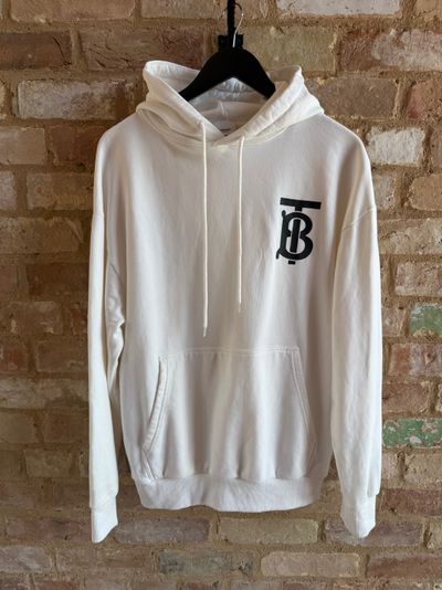 Burberry White Hoodie medium £800rrp