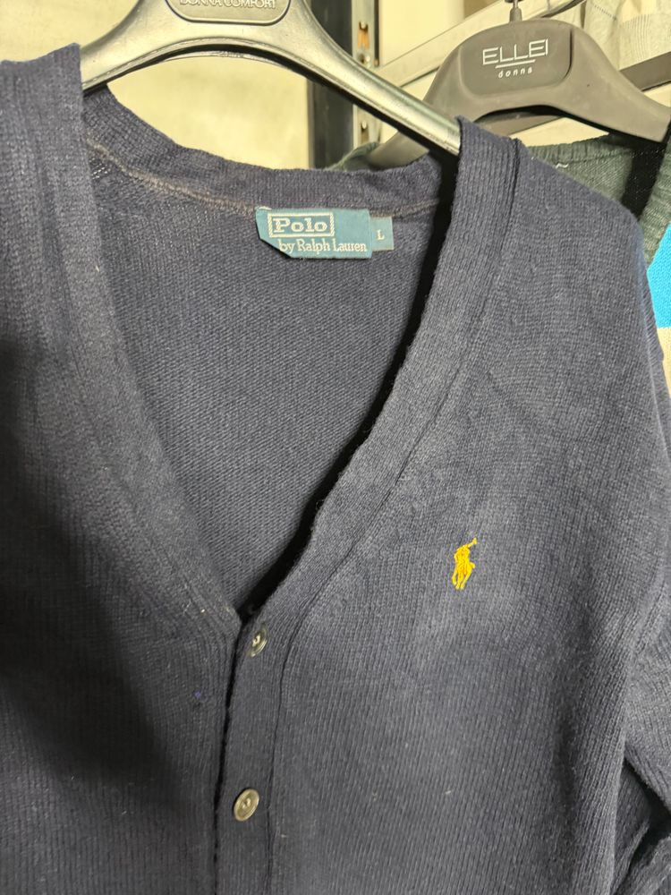 Polo By Ralph Lauren Navy Cardigan