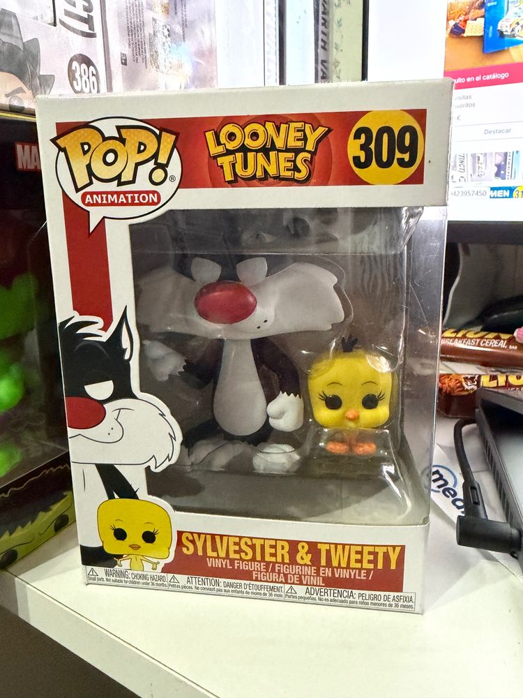 Funko Funko Pop Animation Looney Tunes Sylvester & Tweety Vinyl Figure product image