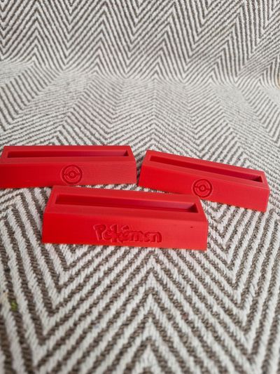 Set of 3 Red Pokémon Ace Slab Holders