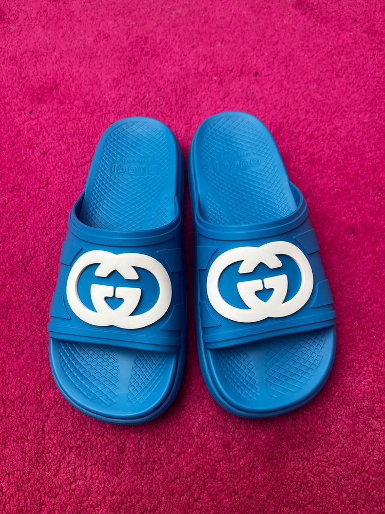 Gucci Blue Gucci Slides product image