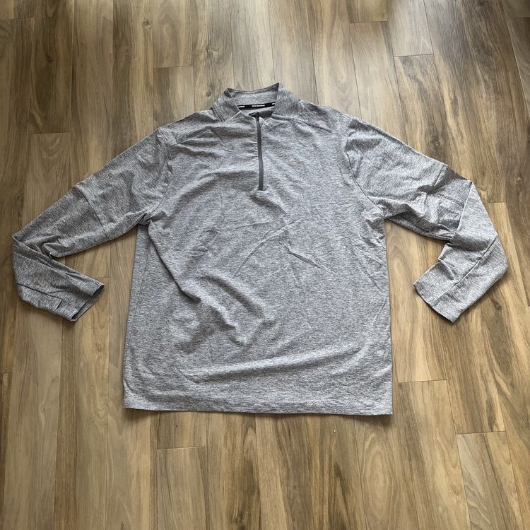 BNWT Nike Miler Pacer Element Dri Fit Running Training 1/2 Zip Top , Grey