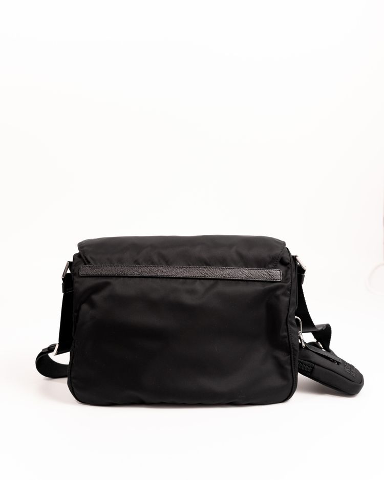 Prada Borsa Tracolla Re-Nylon Nera — Pre-owned Autentica obraz 3