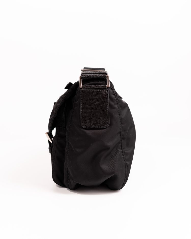 Prada Borsa Tracolla Re-Nylon Nera — Pre-owned Autentica obraz 4