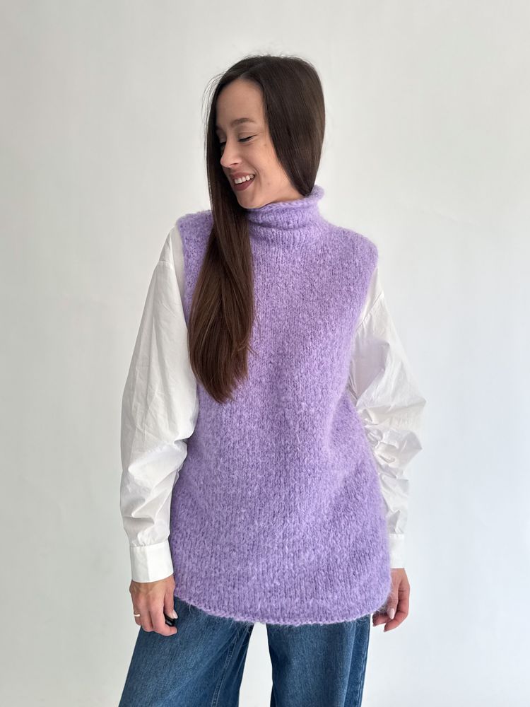 Other Liliowa kamizelka z golfem product image