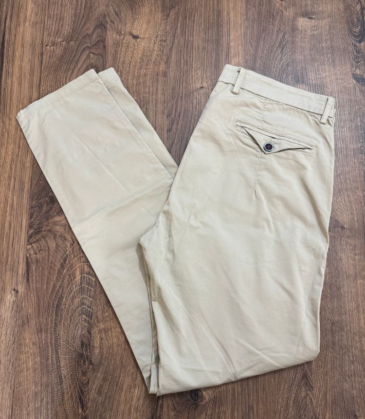 pantalone sartoriale beige MADE IN ITALY