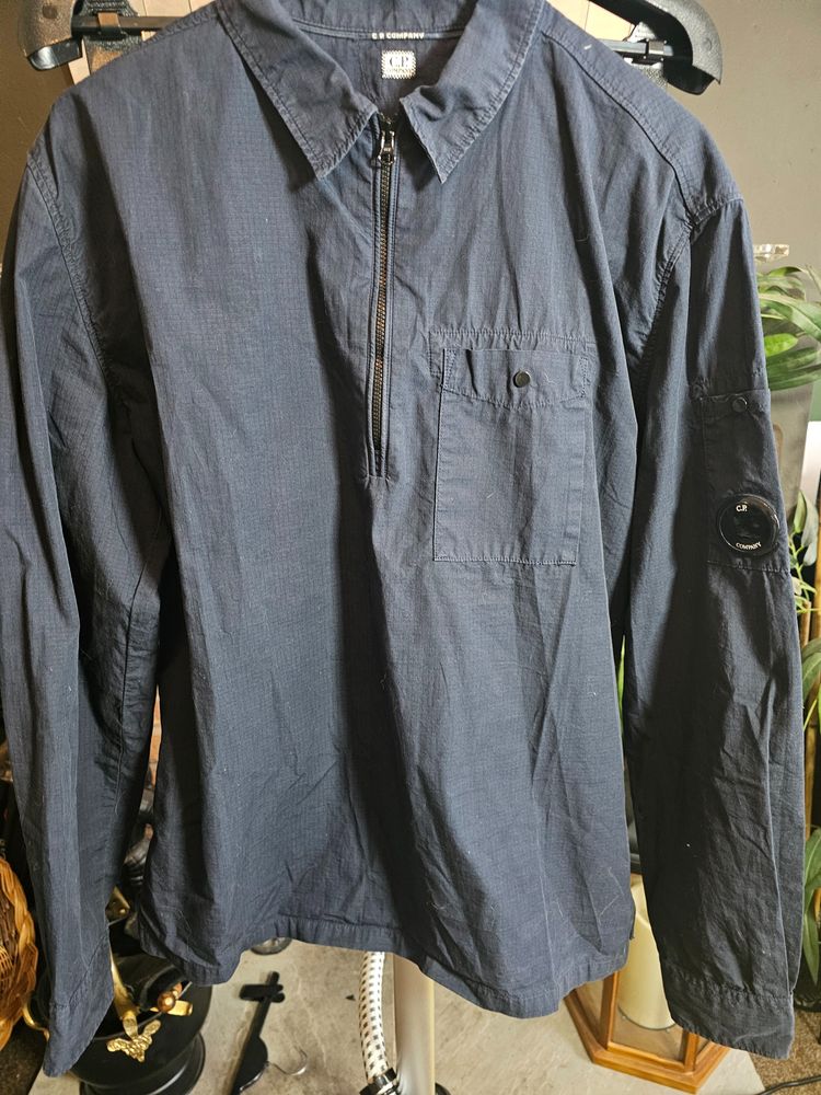 Navy Cp company Quarter zip Jacket L 