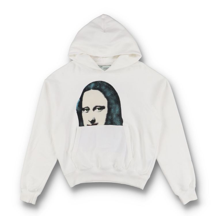 Off-White White Pivot Mona Lisa Oversized Hoodie