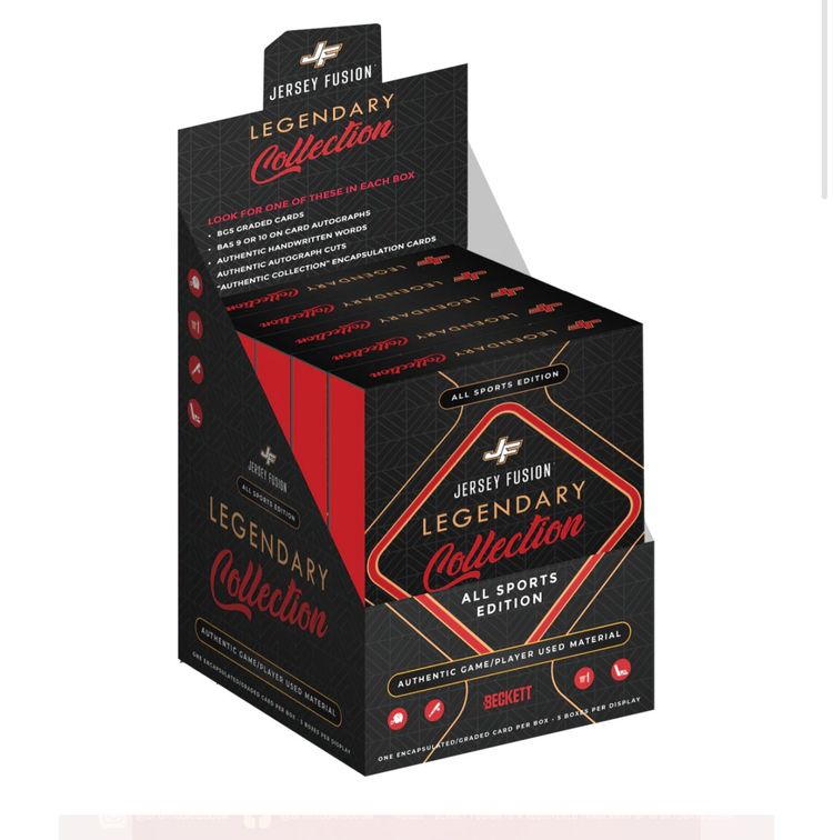 Other BREAK DISPLAY (5 CAJAS) Jersey Fusion Legendary Collection All Sports Edition Trading Cards product image