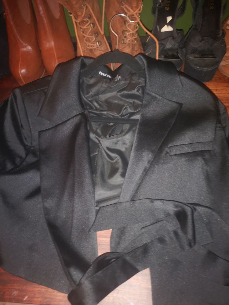 Boohoo Black Blazer Jacket