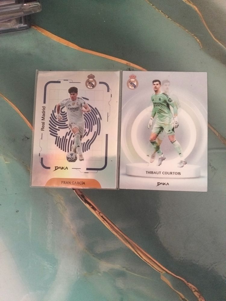 Other Real Madrid Football Cards courtois 3d card Fran garcia numerado  product image