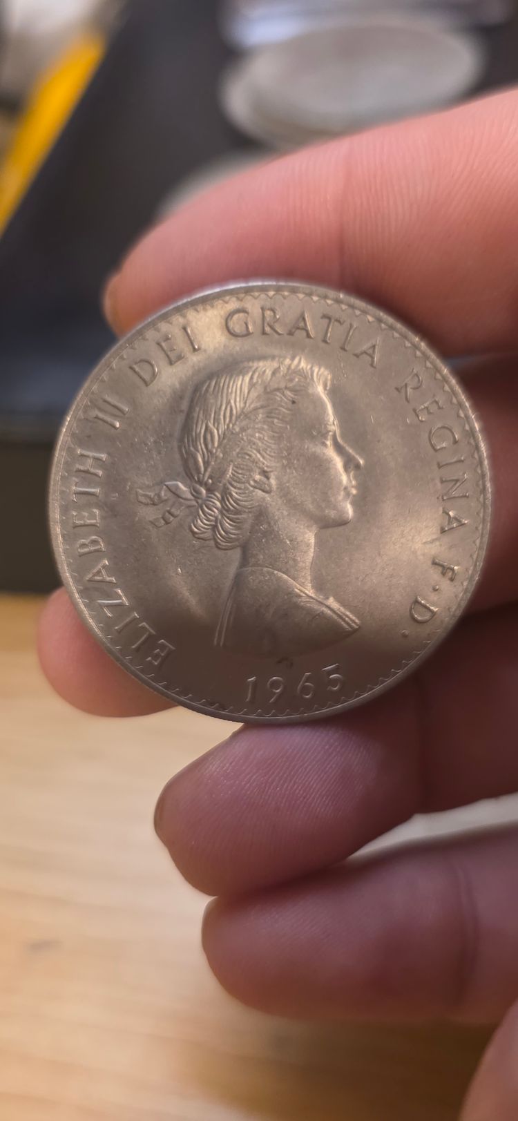 Immagine di £3). Commemorative Coin Featuring Churchill And Queen Elizabeth Ii 7