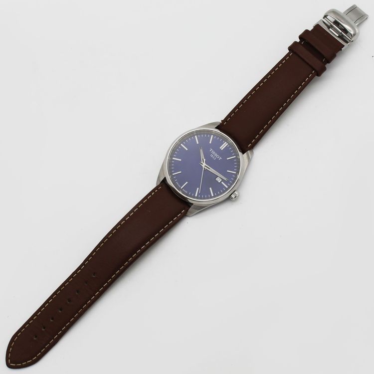 Men's Tissot PR 100 Blue Dial Pre-owned T150.410.11.041.00 4