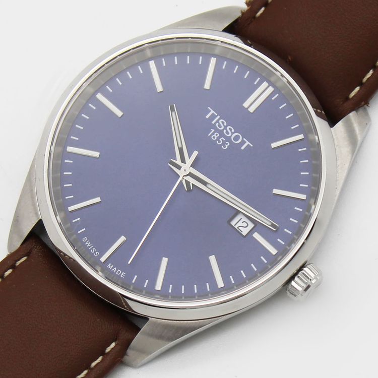 Men's Tissot PR 100 Blue Dial Pre-owned T150.410.11.041.00 5