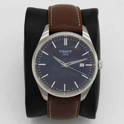 Men's Tissot PR 100 Blue Dial Pre-owned T150.410.11.041.00 1