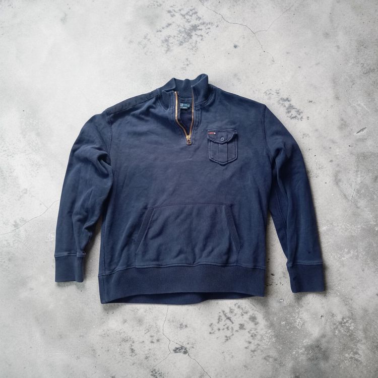Polo By Ralph Lauren Navy Quarter-Zip Sweatshirt