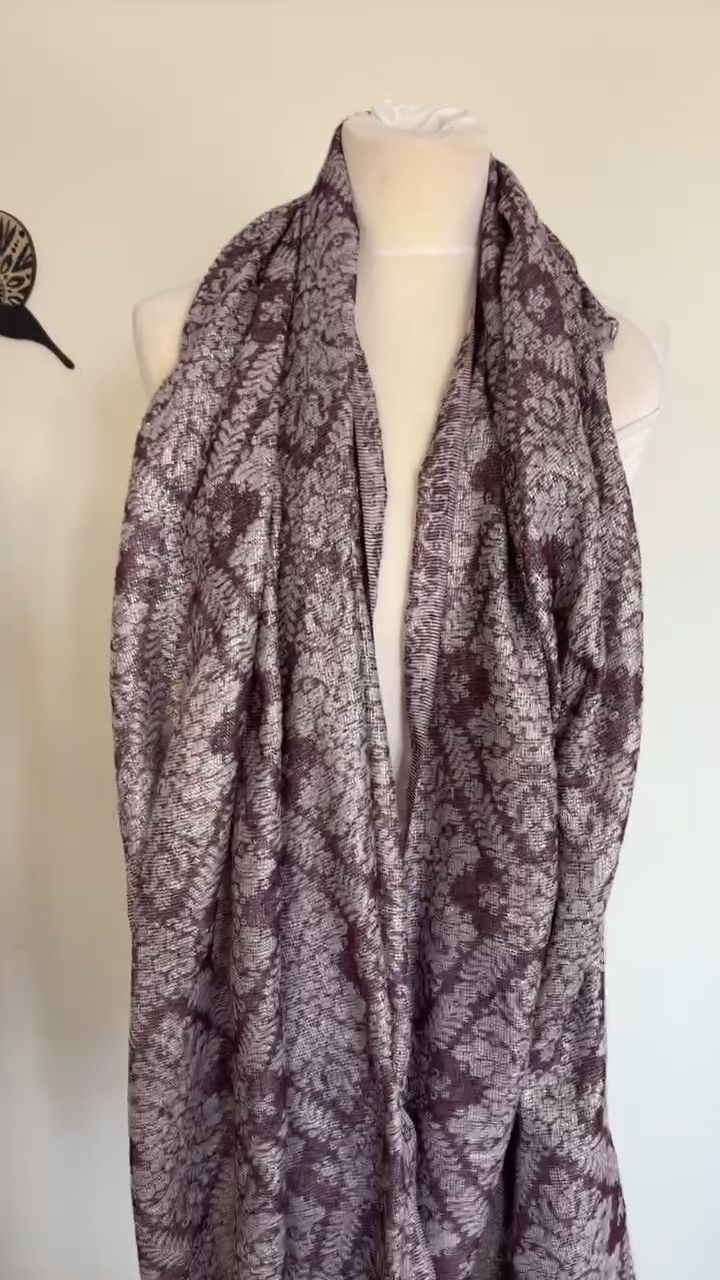 H&m Scarf metallic thread  image 1