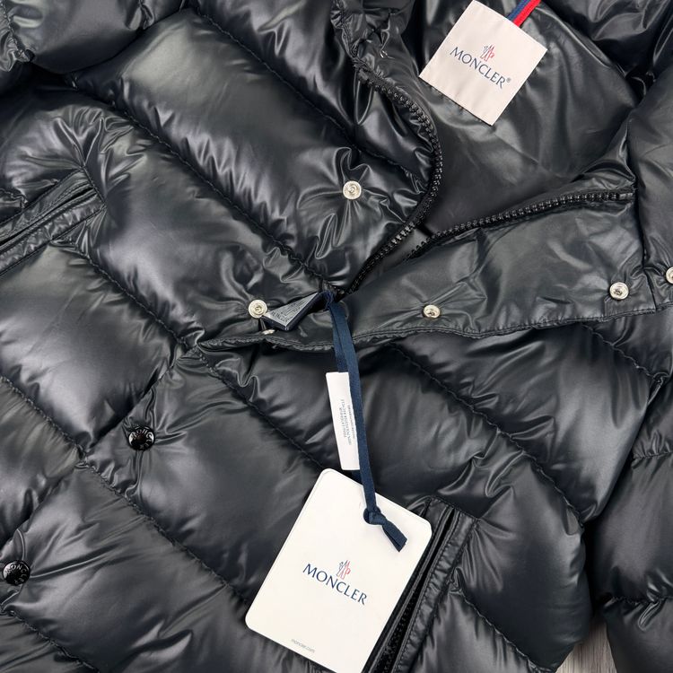 Moncler Men’s Lule Black Zip-up Down Jacket image 7