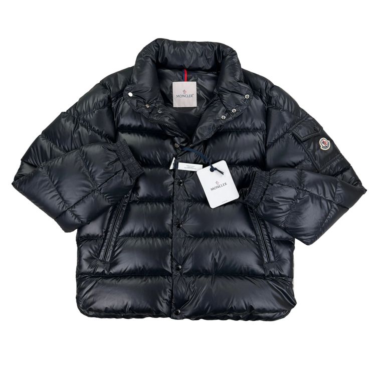 Moncler Men’s Lule Black Zip-up Down Jacket image 1