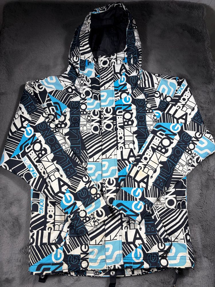 Billabong Patterned Hooded Jacket tg S 