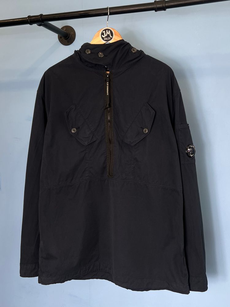 Large C.P. Company Navy Blue Cotton Smock Jacket