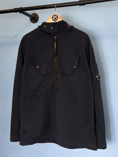 Large C.P. Company Navy Blue Cotton Smock Jacket