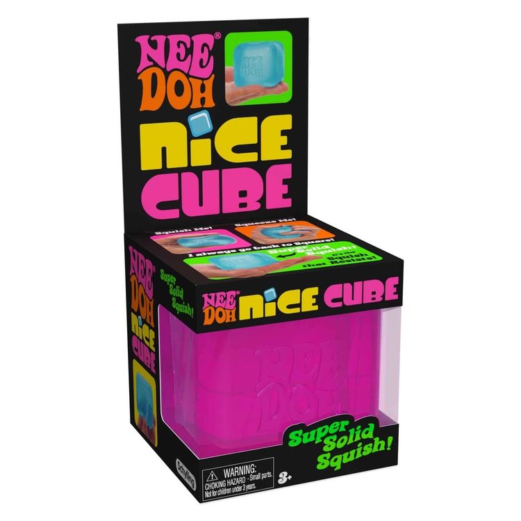 Nee Doh Nice Cube pink