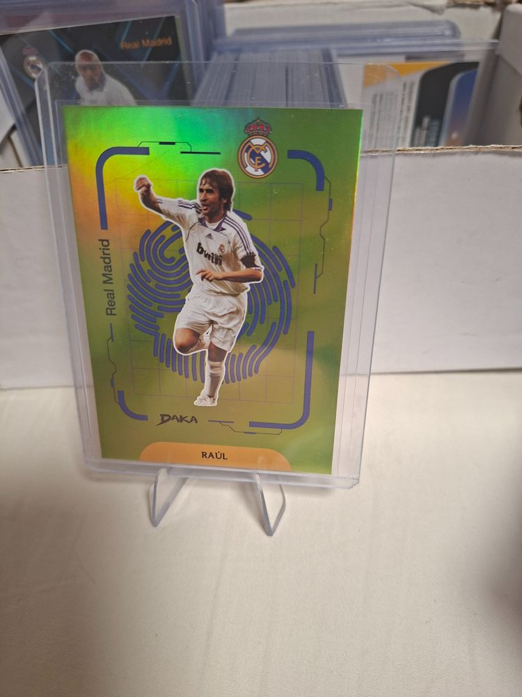 Raul numerada daka Real Madrid Football Trading Card